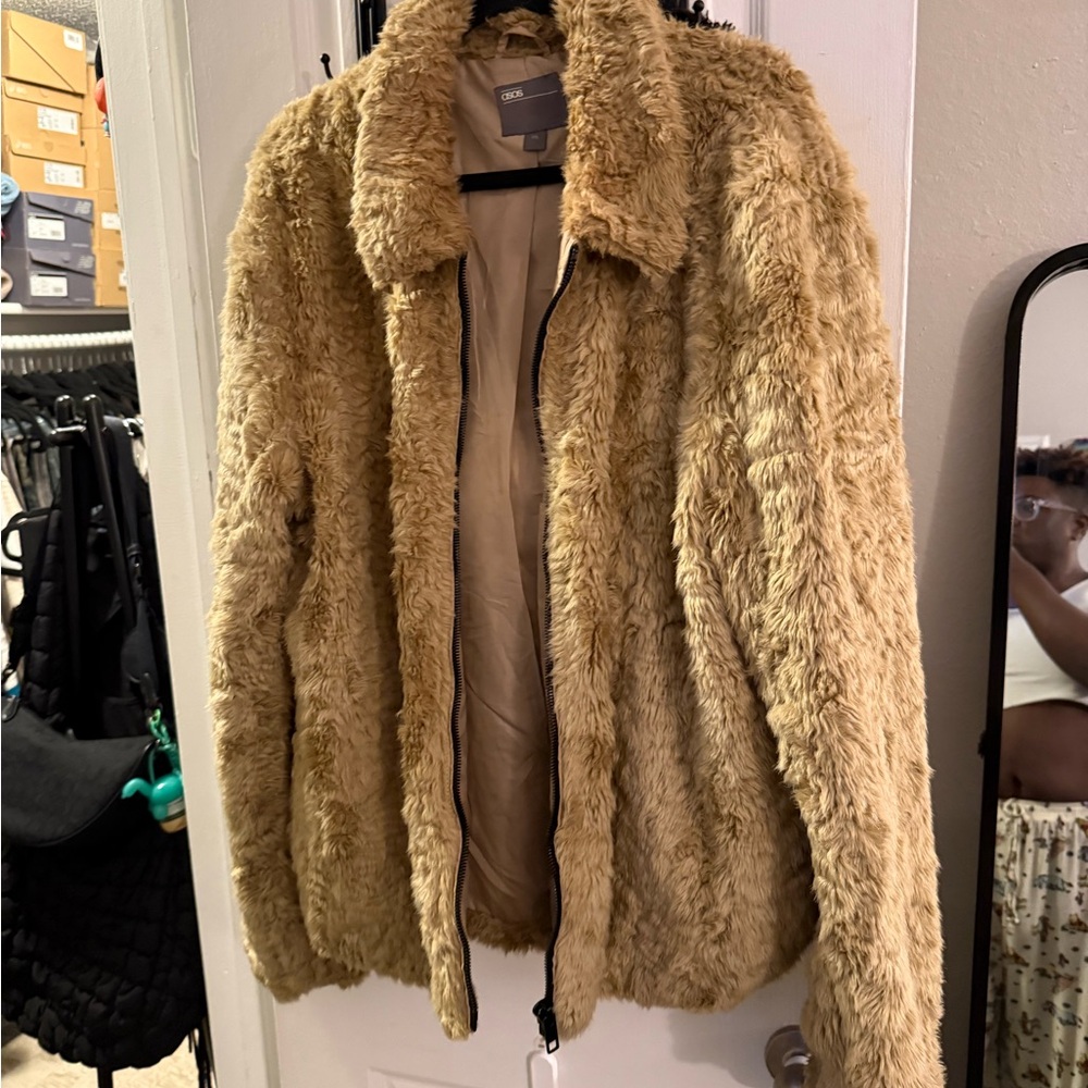 ASOS Men’s Faux Fur Jacket **Like New